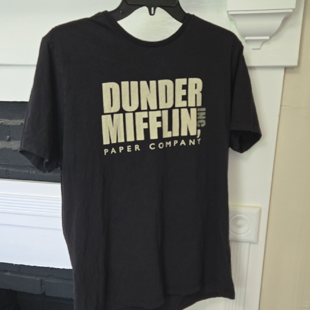 Dunder Mifflin Black T-Shirt for Men